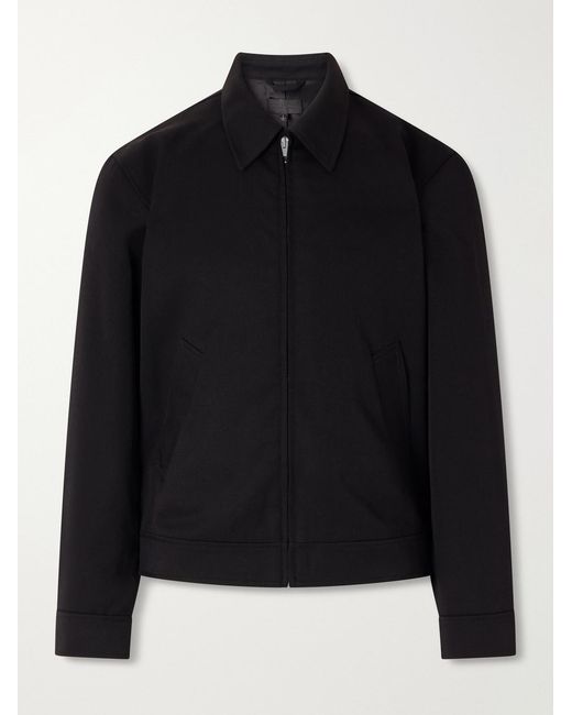 Nili Lotan Black Fitzroy Virgin Wool Jacket for men