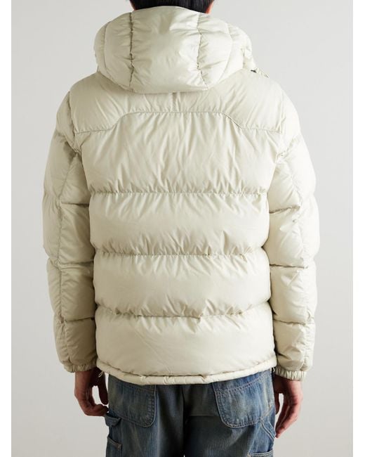 Polo Ralph Lauren Natural Gorham Logo-Embroidered Quilted Recycled-Ripstop Hooded Down Jacket for men