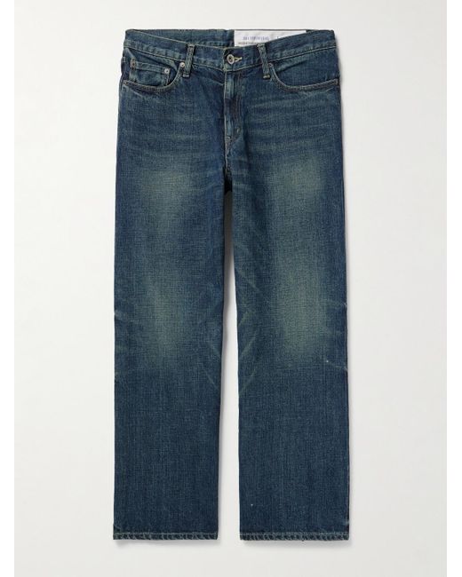 Neighborhood Blue Wide-leg Selvedge Jeans for men
