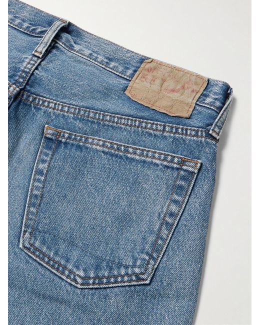 Jeans a gamba dritta 105 di Orslow in Blue da Uomo