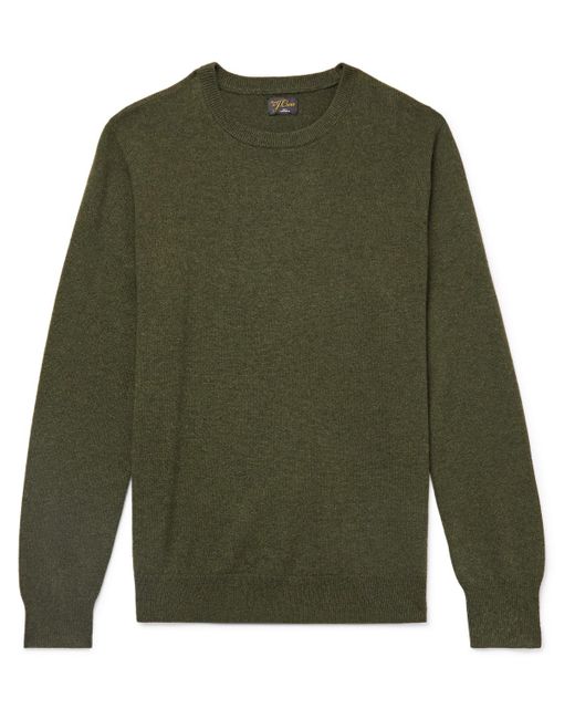 J.Crew Green Cashmere Sweater for men