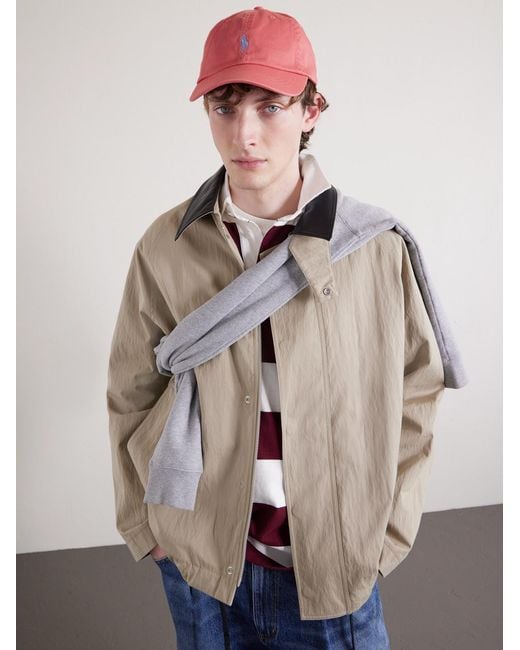 Polo Ralph Lauren Pink Logo-Embroidered Cotton-Canvas Baseball Cap for men