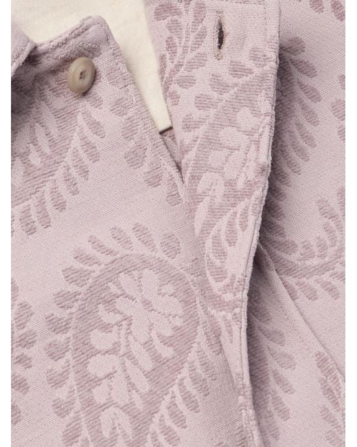 A Kind Of Guise Pink Cullu Paisley Cotton-chenille Overshirt for men