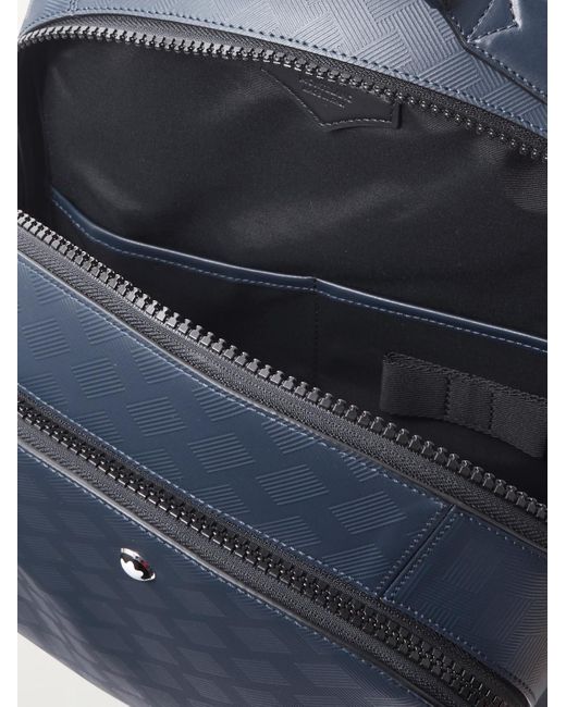 Montblanc Blue Extreme 3.0 Logo-appliquéd Textured-leather Backpack for men