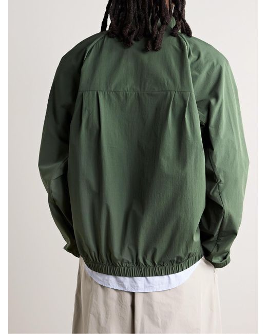Norse Projects Green Korso Shell Harrington Jacket for men