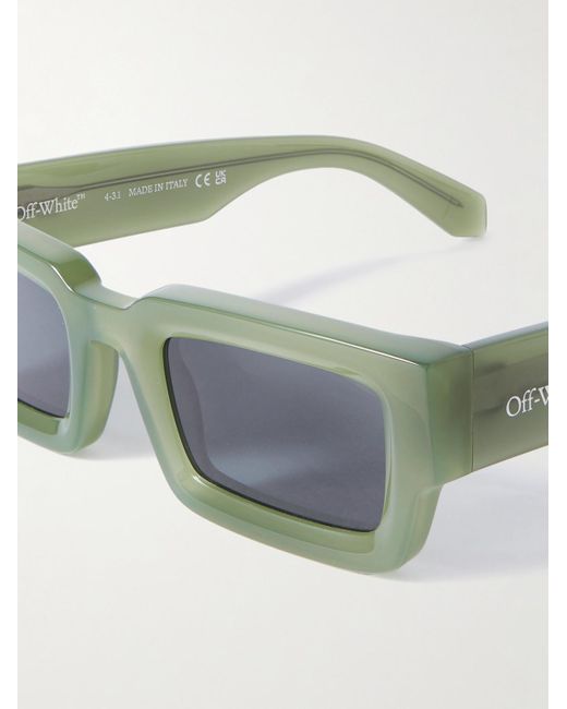 Off-White c/o Virgil Abloh Black Lecce Square-frame Acetate Sunglasses for men