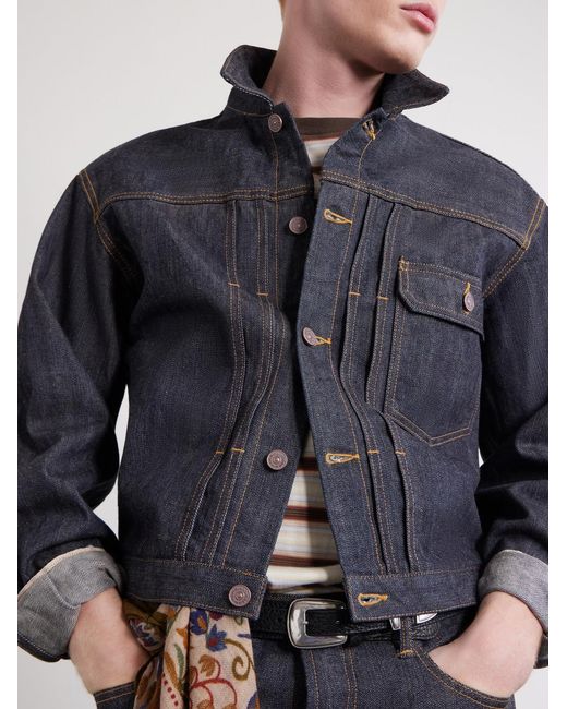Visvim Blue Denim Jacket for men