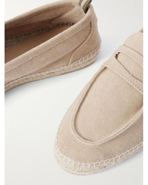 Castaner Natural Nacho Washed-Canvas Espadrilles for men