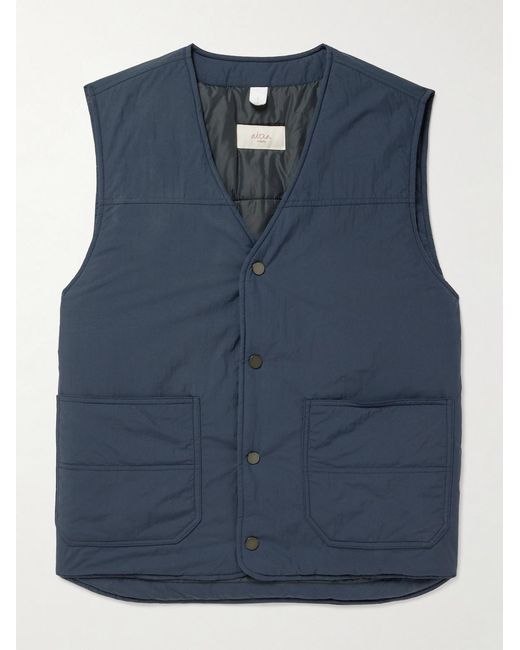 Altea Blue Padded Shell Gilet for men