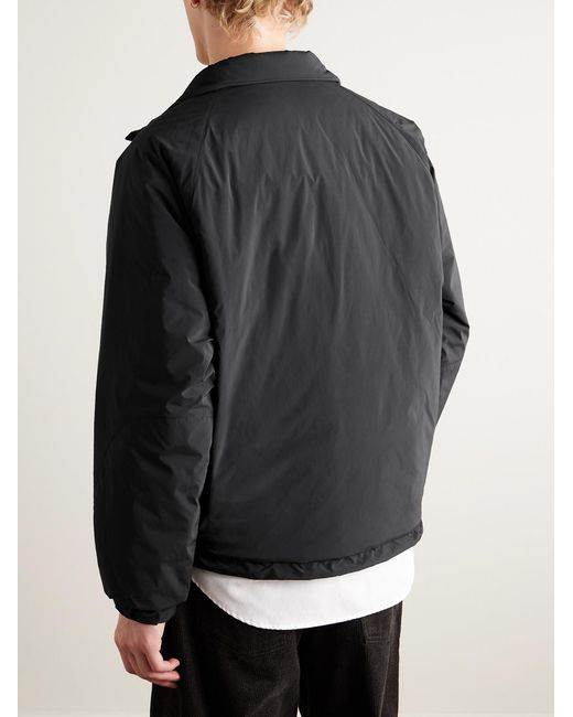 Kaptain Sunshine Black Padded Shell Bomber Jacket for men