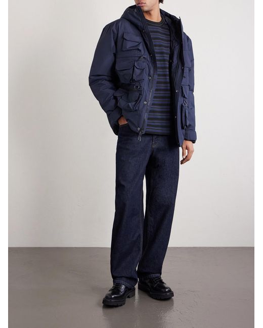 Polo Ralph Lauren Blue Padded Shell Hooded Field Jacket for men
