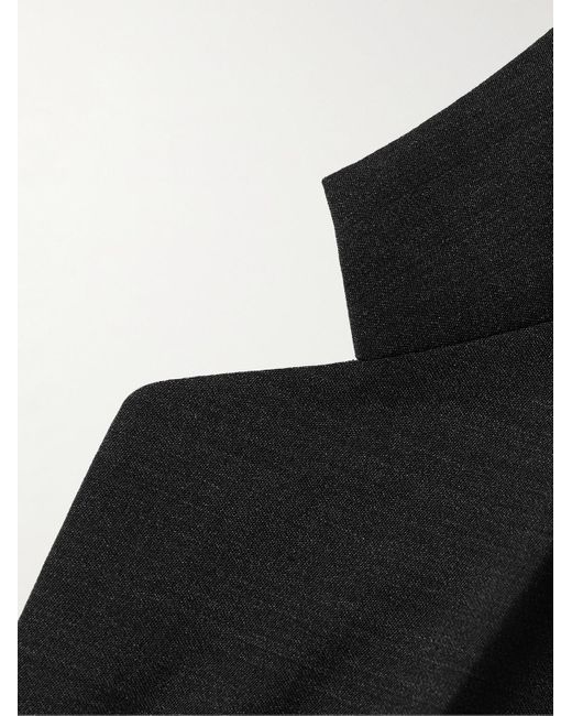 Blazer in lana vergine Abram di The Row in Black da Uomo