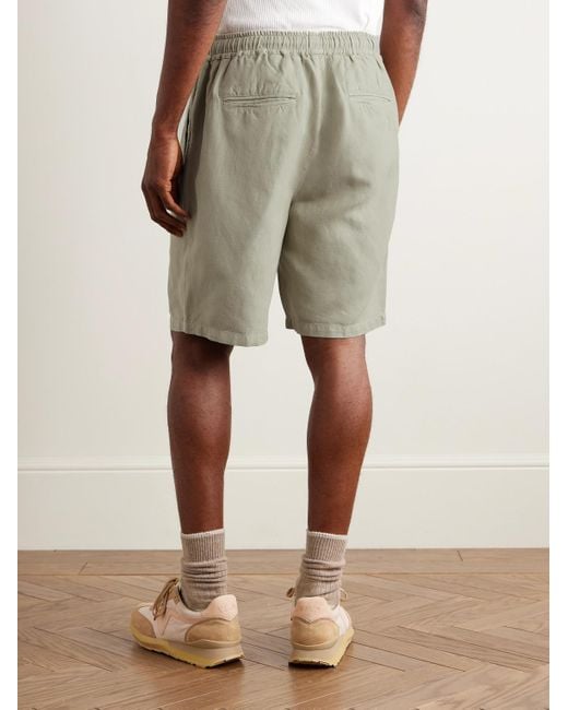 Shorts A Gamba Dritta di Folk in Green da Uomo