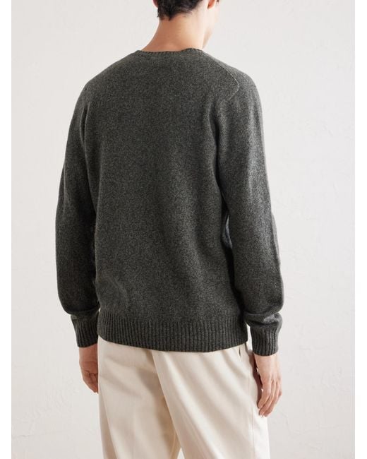 Hartford Gray Wool Sweater for men