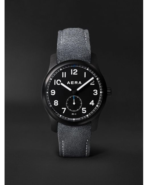 Aera M-1 Blackbird Manual Pvd Watch for men