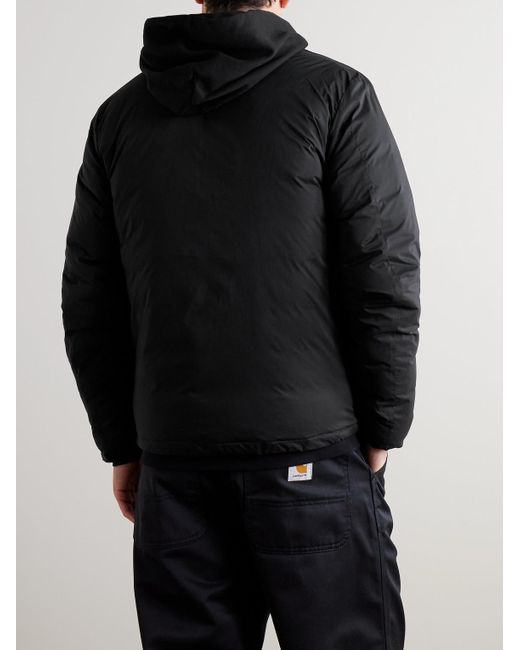 Canada Goose Black Lodge Quilted Shell Down Jacket for men