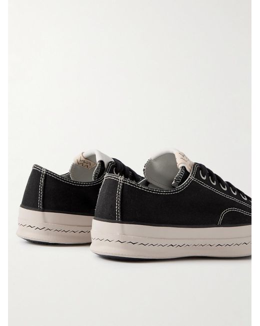 Visvim Skagway Sneakers aus Canvas mit Lederbesatz in Black für Herren