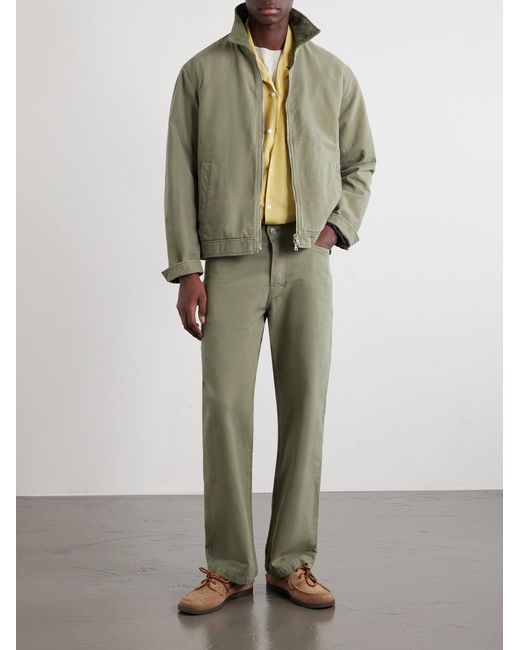 Mr P. Green Edward Straight-Leg Linen Trousers for men