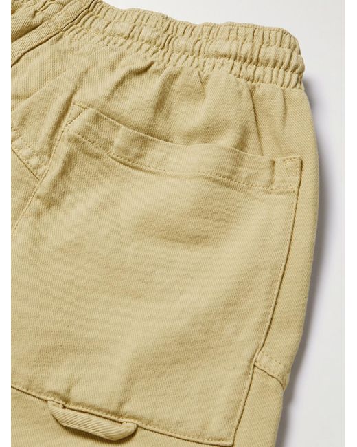 YMC Natural Alva Skate Tapered Stretch Organic Cotton-twill Drawstring Trousers for men