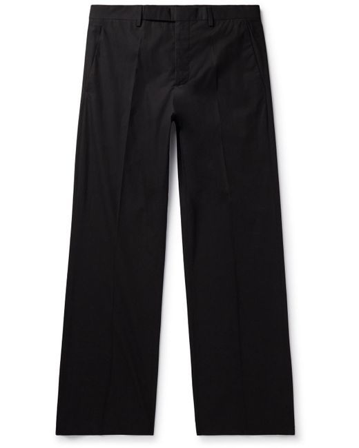 Rick Owens Blue Dietrich Straight-leg Cotton-poplin Trousers for men