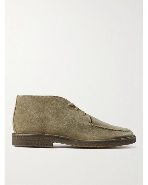Drake's Green Crosby Suede Chukka Boots for men