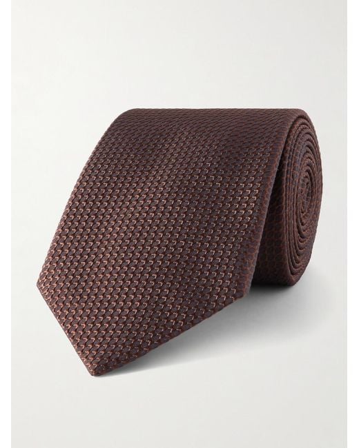 Cravatta di Canali in Brown da Uomo