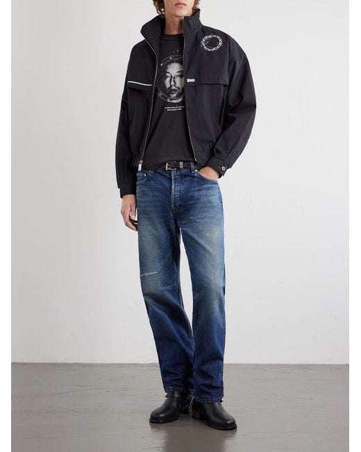 Enfants Riches Deprimes Blue Tommy Tonsil Straight-Leg Distressed Jeans for men