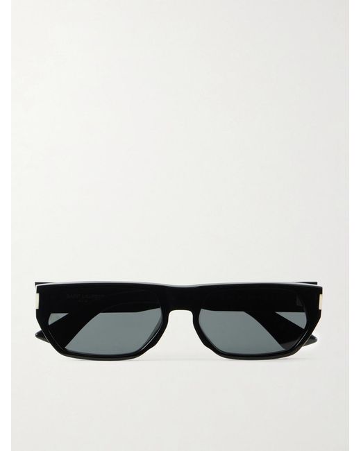 Saint Laurent Black Square-frame Acetate Sunglasses for men