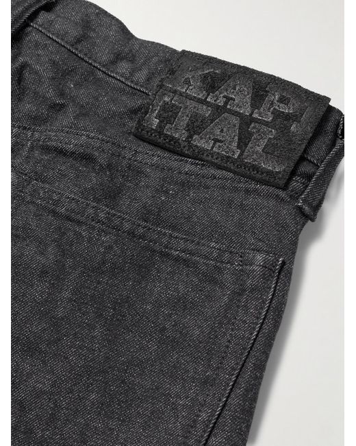 Kapital Gray Monkey Straight-leg Jeans for men