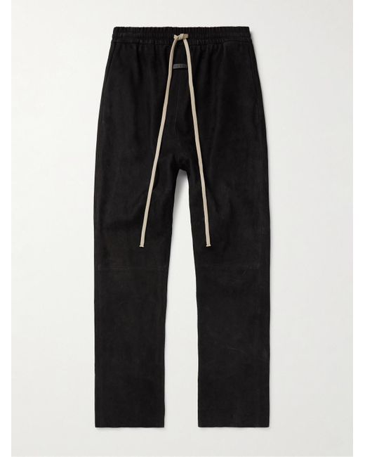 Pantaloni A Gamba Affusolata di Fear Of God in Black da Uomo