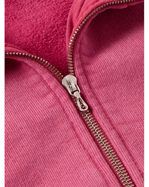 Our Legacy Pink Mob Cotton-Jersey Track Jacket for men