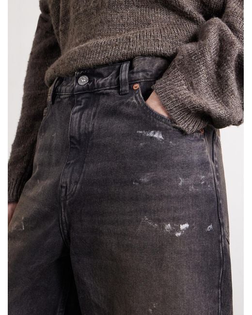 Our Legacy Gray Capri Cut Straight-Leg Jeans for men