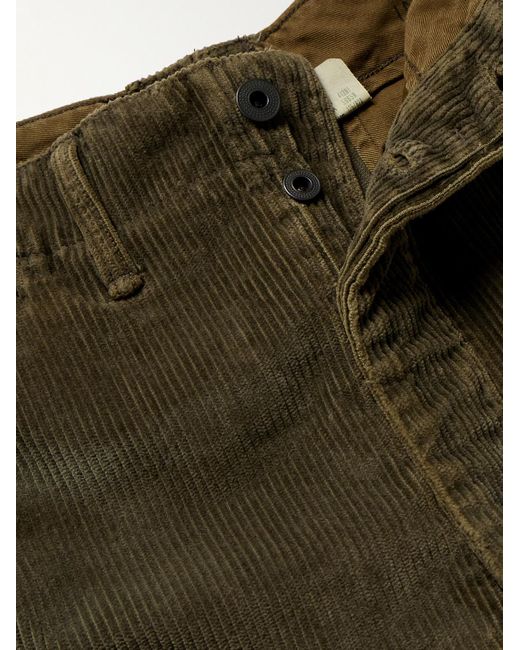 RRL Green Field Straight-leg Patchwork Cotton-corduroy Trousers for men