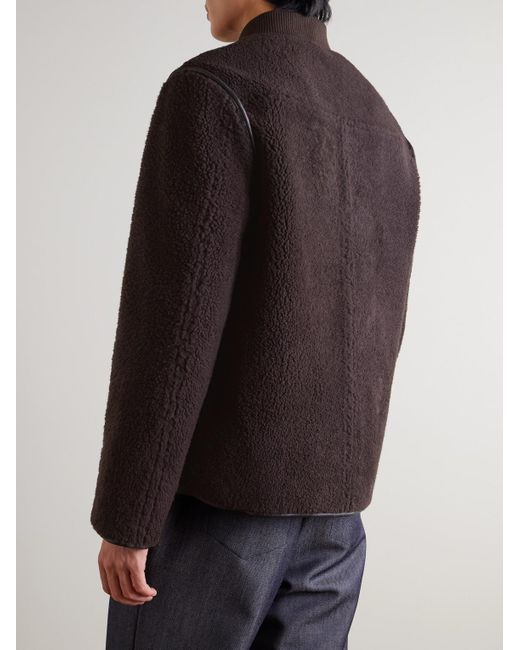 Mr P. Brown Reversible Shearling Jacket for men