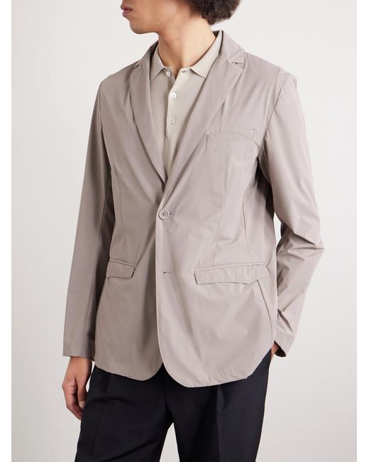 Herno Natural Slim-fit Shell Blazer for men