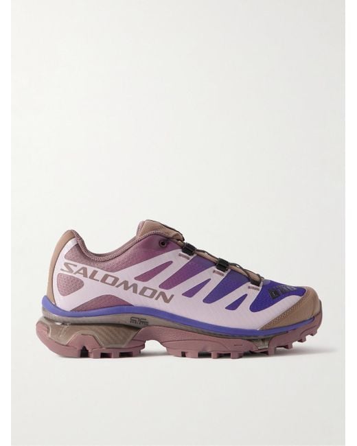 Salomon Purple Xt-4 Og Rubber-Trimmed Mesh Sneakers for men
