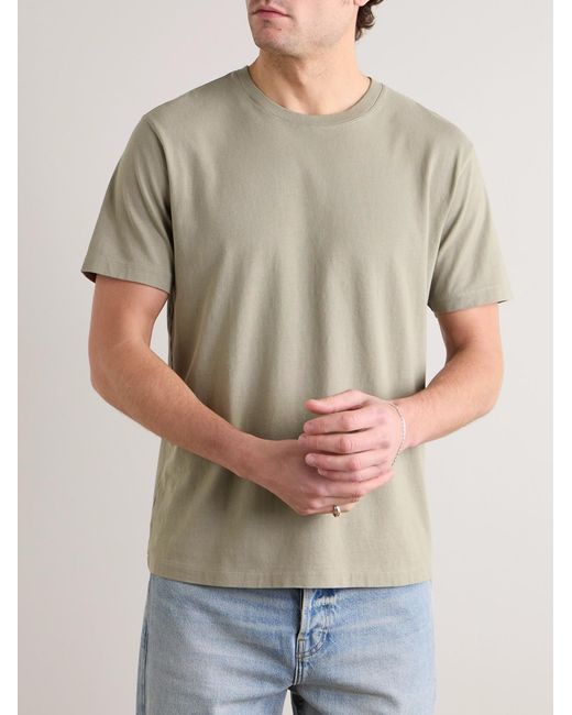 FRAME Natural Cotton-Jersey T-Shirt for men