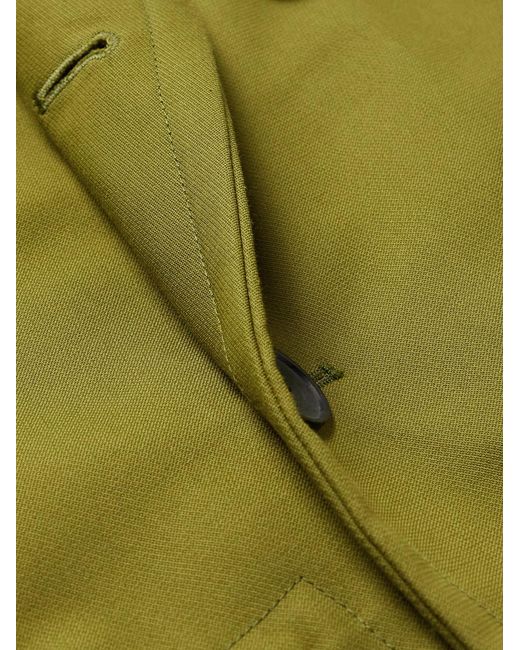 Mr P. Green Great Double-Breasted Woven Coat for men