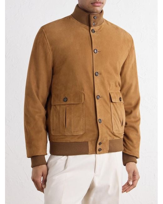 Valstar Brown Ino Suede Jacket for men