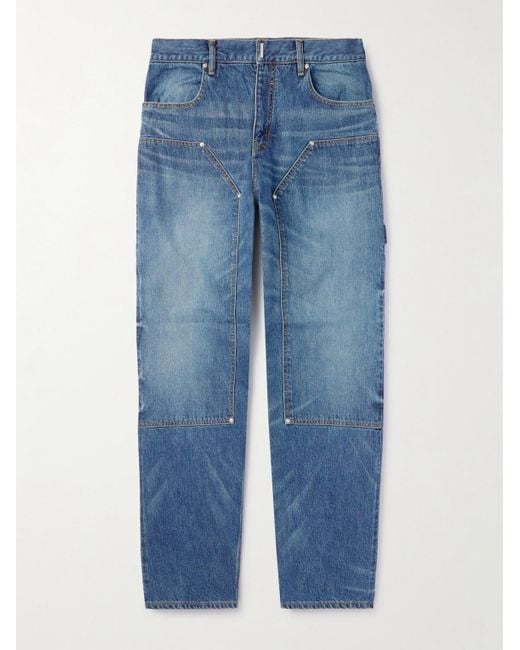 Jeans a gamba dritta Carpenter di Givenchy in Blue da Uomo