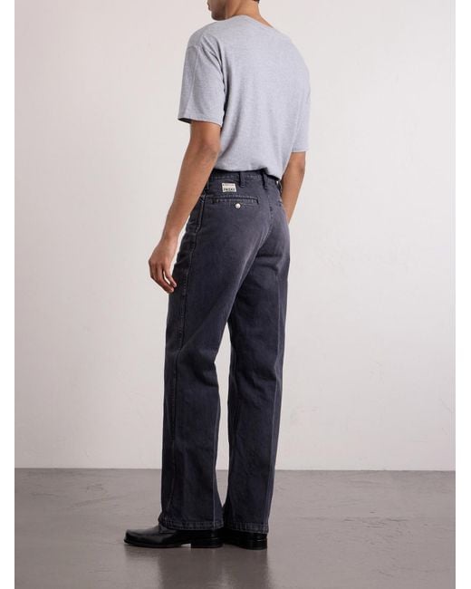 Kapital Blue 14Oz Denim Straight-Leg Jeans for men