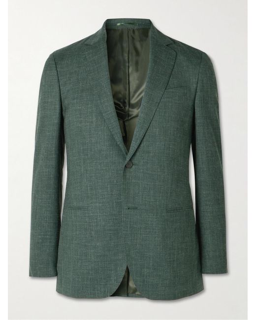 Giacca in misto lana vergine di Mr P. in Green da Uomo