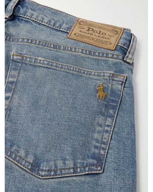 Polo Ralph Lauren Blue Sullivan Slim-Fit Straight-Leg Jeans for men
