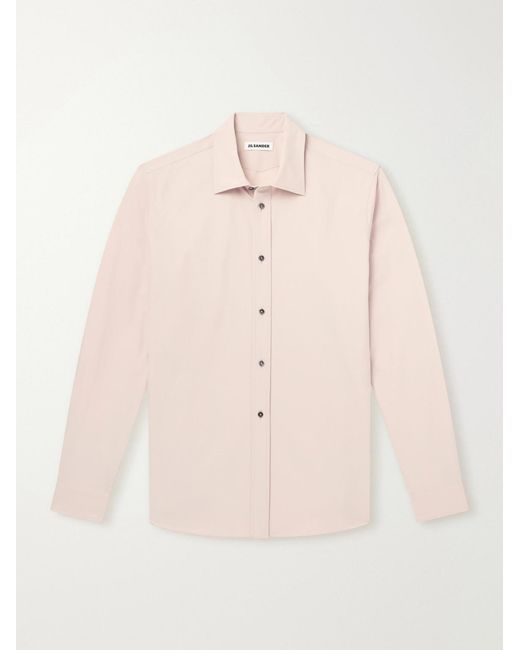 Jil Sander Natural Cotton-poplin Shirt for men