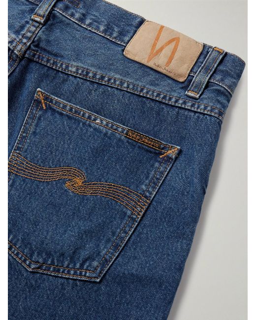 Shorts A Gamba Dritta di Nudie Jeans in Blue da Uomo