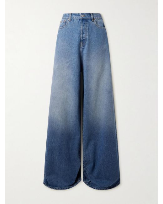 Jeans a gamba larga Big Shape di Vetements in Blue da Uomo