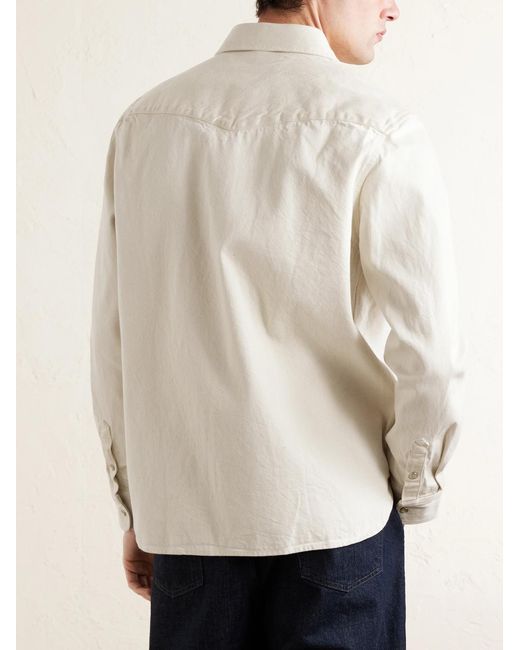Mr P. Natural Western Denim Shirt for men