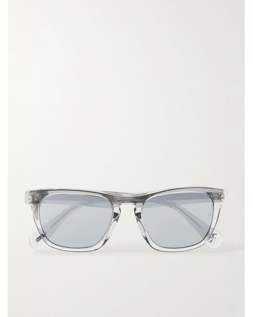 Oliver Peoples Gray Roger Federer R-3 Square-frame Acetate Sunglasses for men