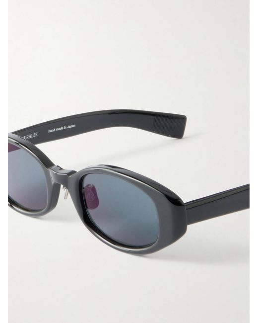 Auralee Black Eyevan D-Frame Acetate Sunglasses for men