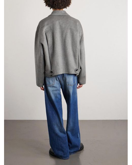 Acne Blue Straight-leg Distressed Jeans for men